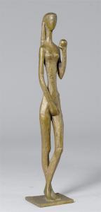 SIEBOLD PIERRE 1925,Eve standing,Galerie Koller CH 2014-03-26