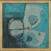 SIEGER Frederik, Fred 1902-1999,Composition in blue,1969,Bruun Rasmussen DK 2008-05-26