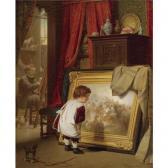 SIEGERT August Friedrich,DIE KLEINE KUNSTKENNERIN (THE YOUNG CONNOISSEUR),1863,Sotheby's 2007-06-27