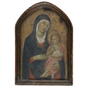 SIENNESE SCHOOL,MADONNA AND CHILD,Sotheby's GB 2011-01-28