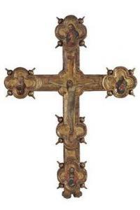 SIENNESE SCHOOL,Processional Cross,Palais Dorotheum AT 2012-04-18