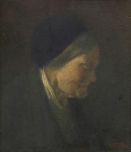 SIERIG Ferdinand Carl 1839-1905,Portrait of a Woman,1900,Clars Auction Gallery US 2018-06-17