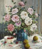 SIEVERS Rein 1929,Floral still life,John Moran Auctioneers US 2019-08-25