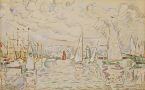 SIGNAC Paul 1863-1935,Cannes,1931,Christie's GB 2013-04-11