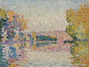 SIGNAC Paul 1863-1935,Samois,1899,Christie's GB 2012-05-02