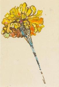 SIGNAC Paul 1863-1935,Study of a carnation.,Galerie Koller CH 2015-06-26
