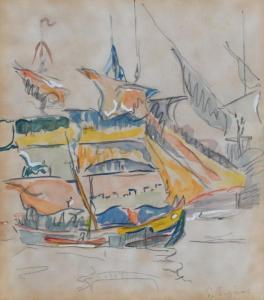 SIGNAC Paul 1863-1935,Voiliers,2025,Nadeau US 2025-07-19