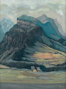 SIGNER HANS 1921-2001,Schwende mit Ebenalp,Dobiaschofsky CH 2010-11-10