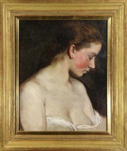 SIGNOL Emile 1804-1892,Lady in White,Clars Auction Gallery US 2017-11-18