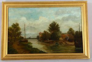 SIJPKENS Ferdinand Hendrik 1813-1860,Riverside Scene,Burstow and Hewett GB 2022-12-15