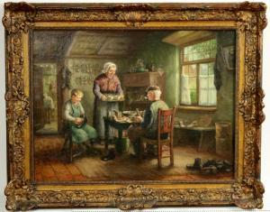 SIJTHOFF Gijsbertus Jan 1867-1949,Een welverdiend kopje thee niet,Venduehuis NL 2017-04-12