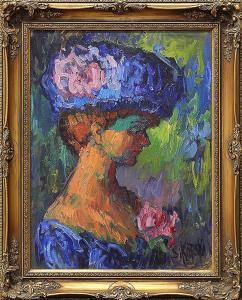 SIKORSKI Eva 1917-1990,Portrait of a Lady,1917,Clars Auction Gallery US 2013-04-13