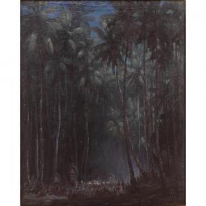SILAS Ellis Luciano 1883-1972,"Tropical Nocturne,",Clars Auction Gallery US 2022-07-17