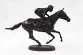 SILLARS Belinda 1963,Jockey and horse,The Cotswold Auction Company GB 2019-08-06