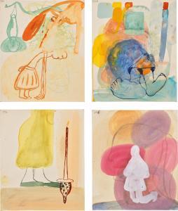 SILLMAN Amy 1955,Four Works,1996,Phillips, De Pury & Luxembourg US 2024-03-12