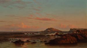 SILVA Francis Augustus 1835-1886,Brace's Rock, Cape Ann, Massachusetts,1872,Sotheby's GB 2023-04-20