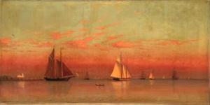 SILVA Francis Augustus 1835-1886,Evening in Gloucester Harbor,1871,Christie's GB 1999-11-30
