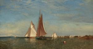 SILVA Francis Augustus 1835-1886,Fishing Boats on Jamaica Bay,1878,Christie's GB 2023-01-19