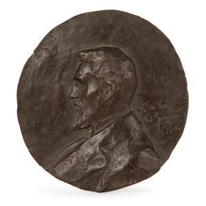 SILVA FRANCISCO GOUVEIA 1872-1951,Portrait du fondeur Valsuani,1902,Tajan FR 2019-06-06