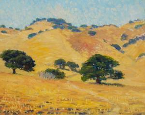 SILVA William Posey 1859-1948,The Golden Hills of California,John Moran Auctioneers US 2023-11-14