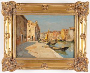 SILVANI Ferdinando 1823-1899,Kanal in Venedig,Palais Dorotheum AT 2022-11-08
