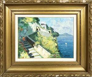 SILVANI Ferdinando 1823-1899,Tiberius Steps, Capri,1974,Lots Road Auctions GB 2024-01-14