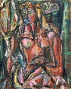 SILVERMAN Elijah 1910-1994,Nude,1940,Ro Gallery US 2011-02-03