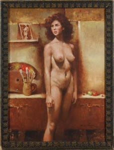SILVERMAN Harvey 1900-1900,Nude Model in Artist Studio,1995,Clars Auction Gallery US 2017-06-17