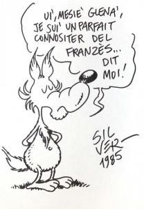 SILVESTRI Guido,Lupo Alberto "connositer del franz�s",1985,Urania Casa d'Aste IT 2015-10-30