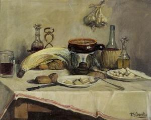 SILVESTRO Pietro 1864-1944,Natura morta,1942,Meeting Art IT 2016-09-21