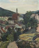 SIMA Ladislav 1885-1956,A View of Prachatice,Palais Dorotheum AT 2016-09-24