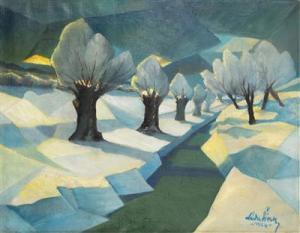 SIMA Ladislav 1885-1956,Winter Landscape,1950,Palais Dorotheum AT 2017-11-25