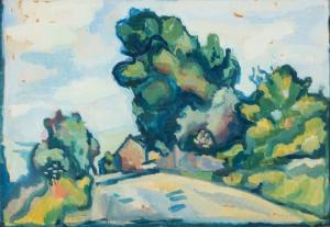 SIMA Miron 1902-1999,Landscape,1951,Tiroche IL 2022-06-27