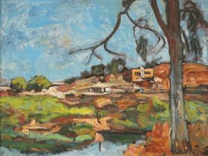 SIMA Miron 1902-1999,Landscape,1955,Tiroche IL 2021-11-06