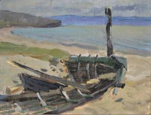 simarin juri 1947,Altes Boot amBaikalsee,Eva Aldag DE 2008-11-29