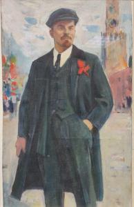 simashkevic Vladimir Nikolaevich 1907-1978,portrait study of Lenin,Cheffins GB 2022-10-06