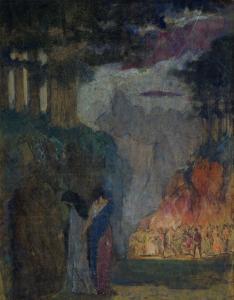 SIME Sidney Herbert,Landscape with Two Sorrowing Women and a Crowd of ,1963,Rosebery's 2016-12-06