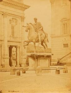 SIMELLI Carlo Baldassare,Roma: Campidoglio dalla serie "Edifizi di Roma",1860,Finarte 2021-05-05