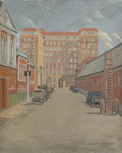 SIMEON Eunice 1906,back of chelsea town hall,Bonhams GB 2006-02-28