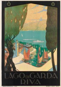 SIMEONI Antonio,LAGO DI GARDA / RIVA,1926,Swann Galleries US 2017-10-26