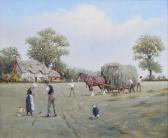 SIMM Richard 1926,Harvesting scene,Peter Wilson GB 2016-04-27
