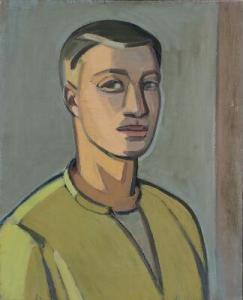 SIMMELHAG Kay 1899-1988,Selfportrait, Cagnes sur Mer 1927,Bruun Rasmussen DK 2020-03-17