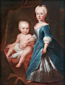 SIMMLER Johann,Due sorelle: Anna Magdalena Keller nata nel 1733 e,1741,Palais Dorotheum 2008-04-16