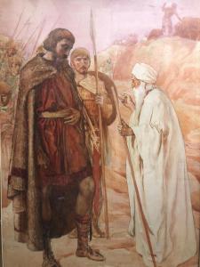 SIMMONDS William George 1876-1968,Samuel and King Saul,1914,Gilding's GB 2020-01-07