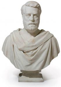 SIMMONS Franklin W 1839-1913,Bust of a Distinguished Gentleman,1886,Christie's GB 2010-03-04