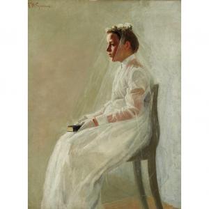 SIMMONS Freeman Willis,Portrait of a Bride,William Doyle US 2014-09-23