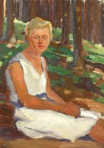 SIMON Fritz 1906-1983,Portraitmalerei,1921,Mehlis DE 2008-11-28