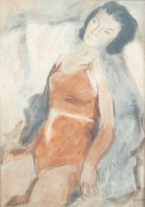 SIMON Henry 1910-1987,Femme au juste au corps,Ruellan FR 2023-05-27