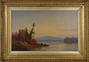 SIMON Hermann Gustave 1846-1895,Hudson River mountain lake scene,Hood Bill & Sons US 2020-09-08