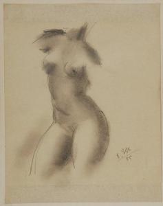 SIMON Jean Georges 1900-1900,Study of a nude,1955,Morphets GB 2010-06-19